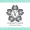 数字30,桜,さくら,フラワー,花のイメージのロゴマークデザイン